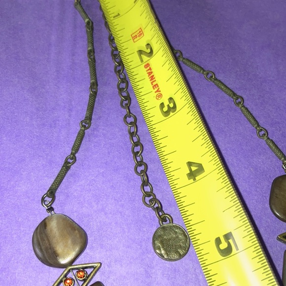 Silvie Germain Brutalist abalone shell necklace - Picture 5 of 5